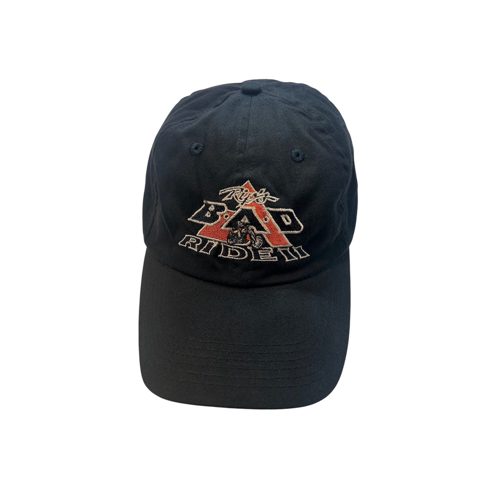 Bikers Against Diabetes BAD Ride II Hat Black Cotton Adjustable Baseball Cap
